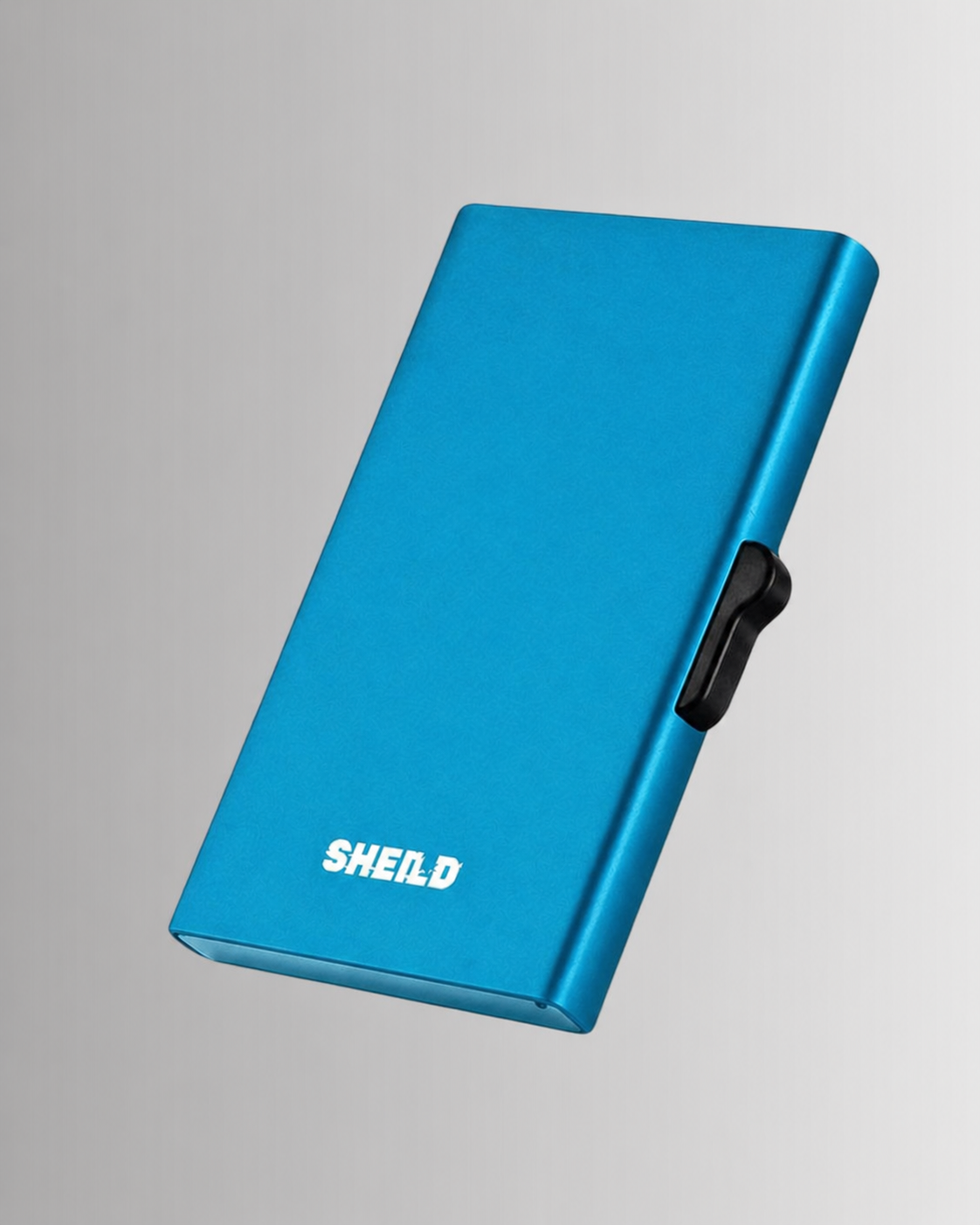 SHEILD Blue RFID Blocking Metal Wallet