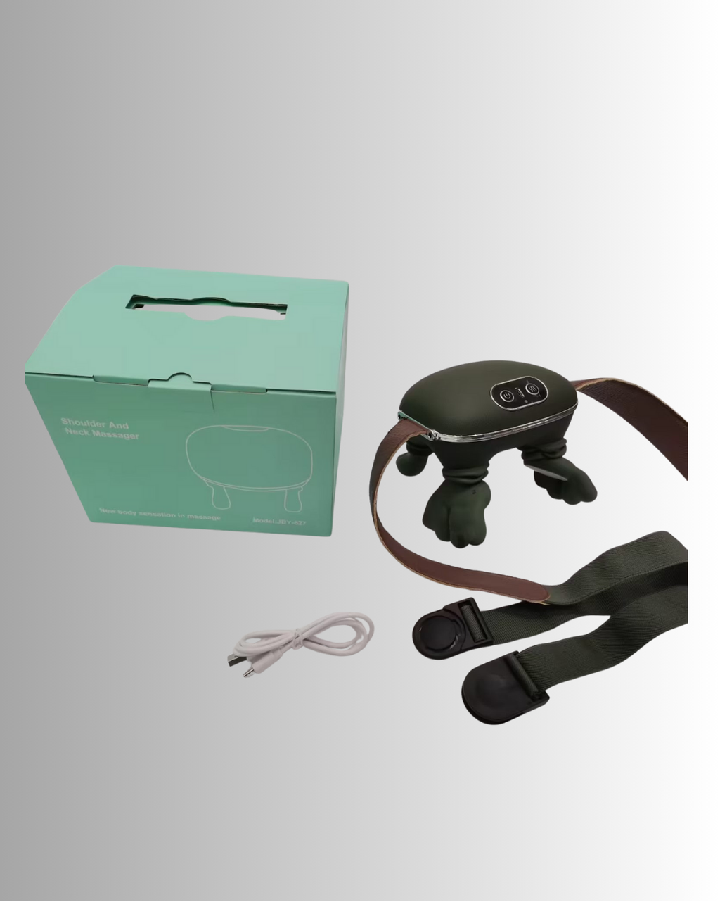 Electric Neck Massager – Heat Therapy for Pain Relief 🌊