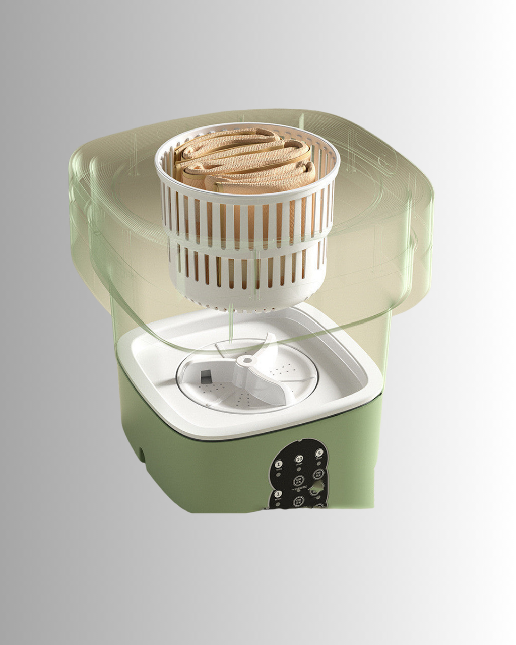 WashMate Mini Foldable Washing Machine 🧺