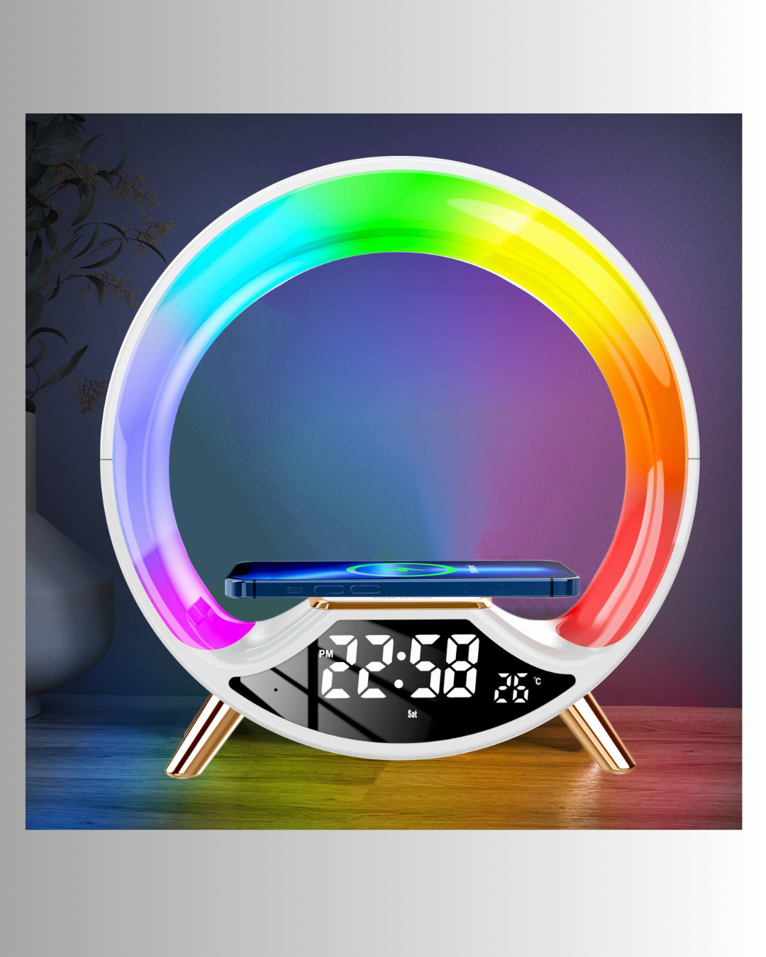 O Light 3-in-1 Night Lamp 🌙 Wireless Charger + Bluetooth Speaker |