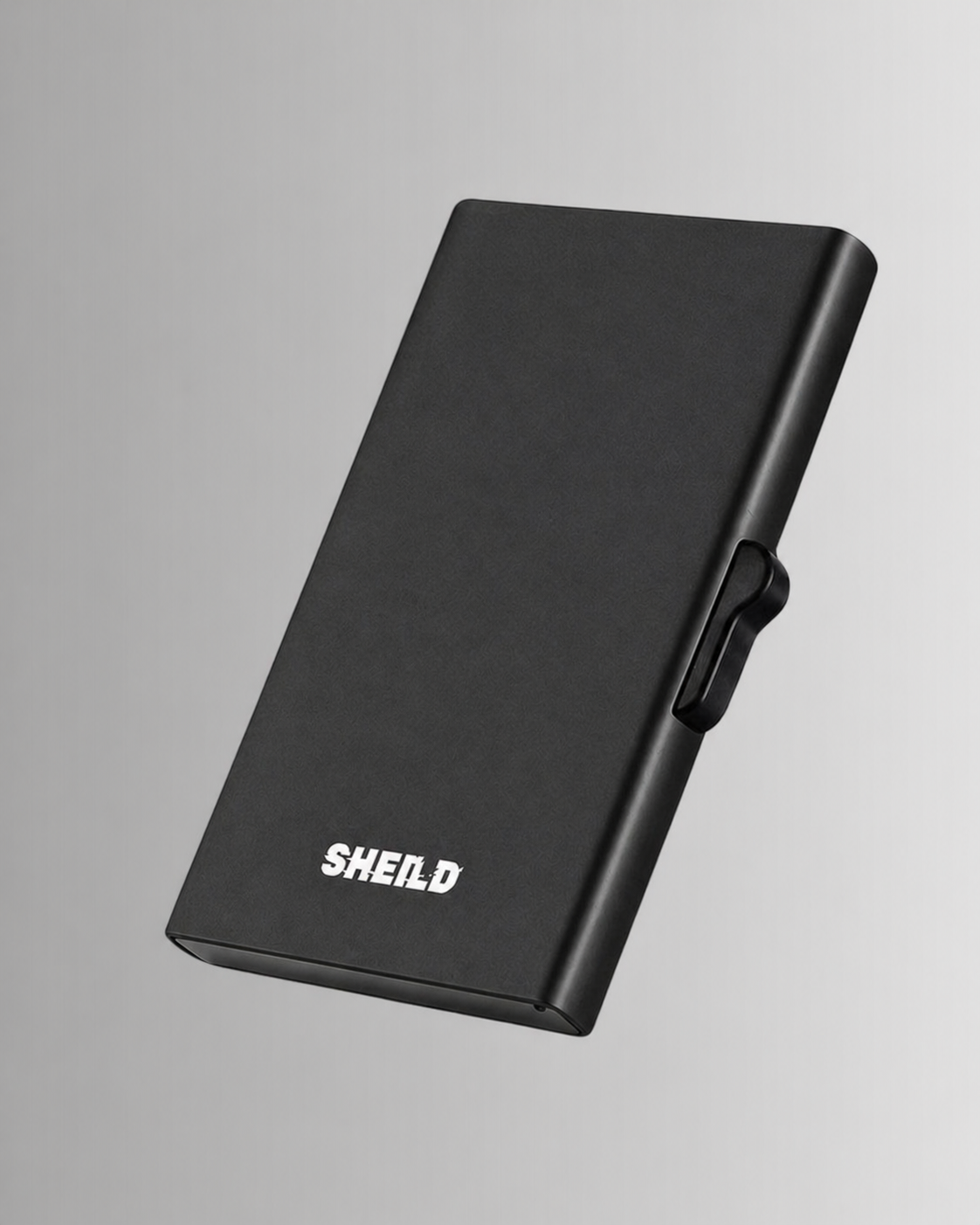 SHEILD Black RFID Blocking Metal Wallet
