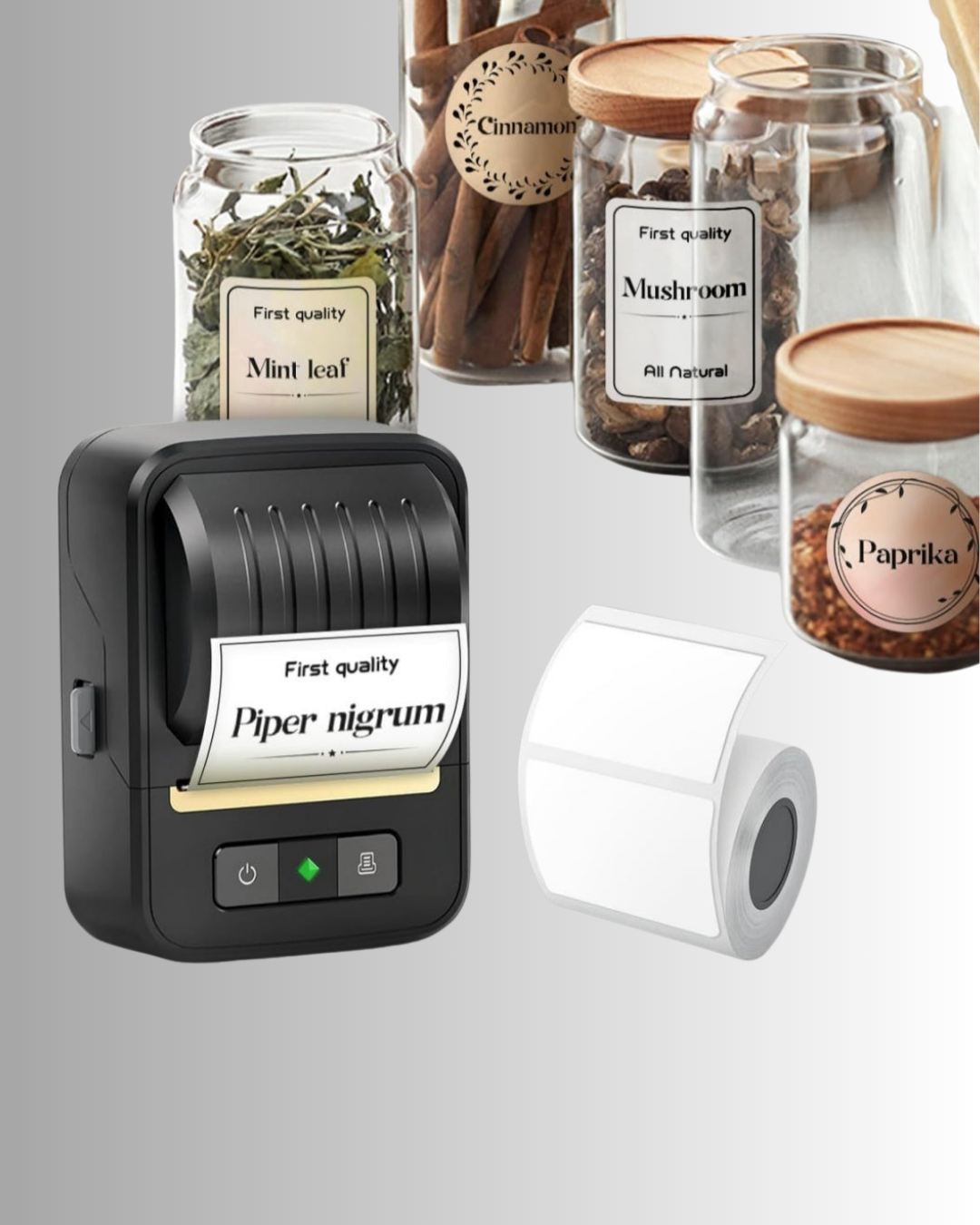 Bluetooth Ink-free Portable Thermal Label Printer