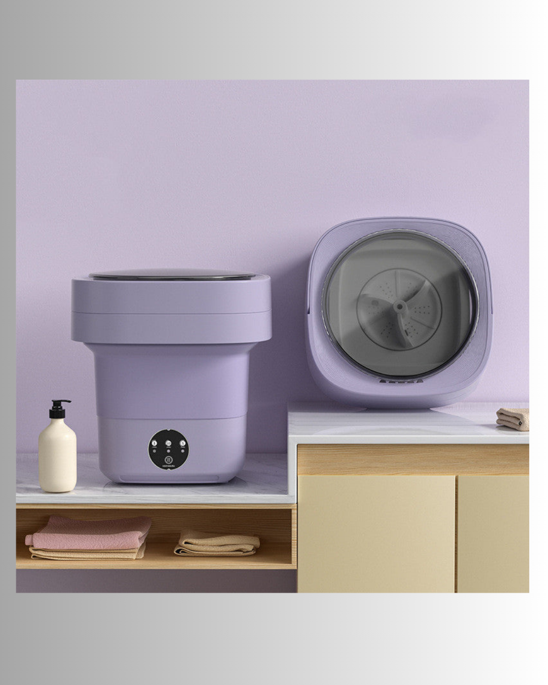 WashMate Mini Foldable Washing Machine 🧺