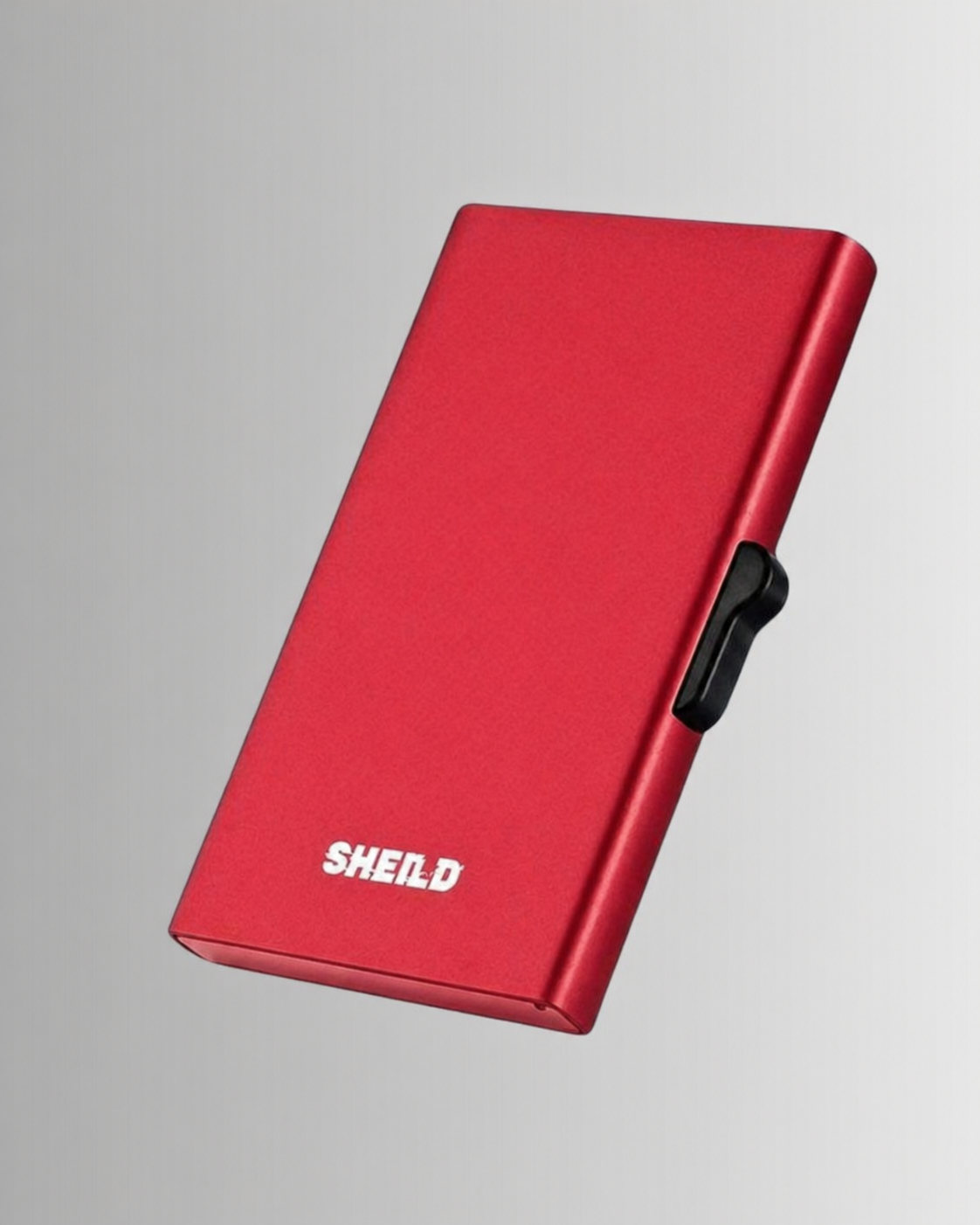 SHEILD Red RFID Blocking Metal Wallet