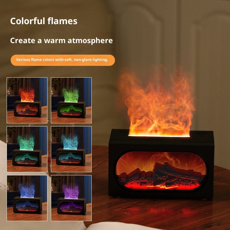 MistFlame Aromatherapy Diffuser – Colorful Flame Effect Cool Mist Humidifier