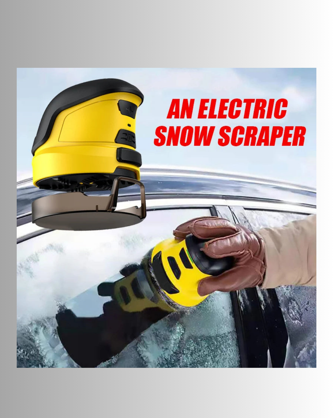 🚗 Car Snow Scraper Portable Electric Ice Remover