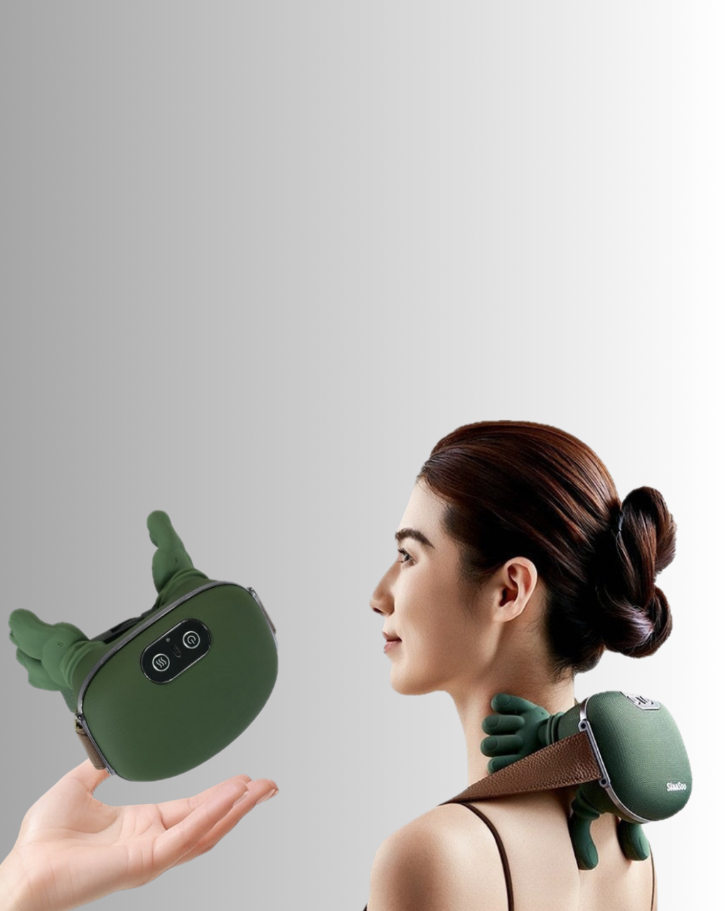 Electric Neck Massager – Heat Therapy for Pain Relief 🌊