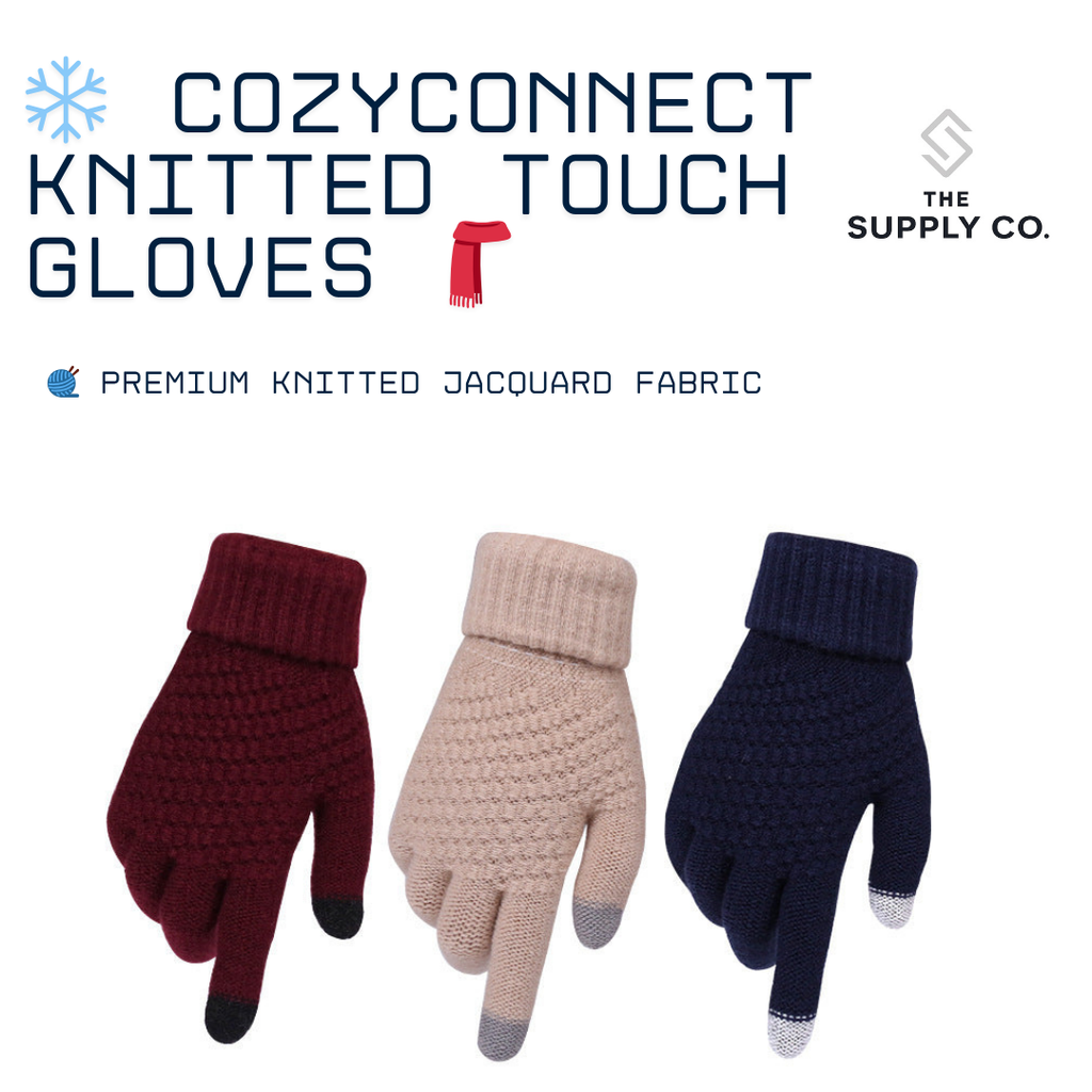 ❄️ CozyConnect Knitted Touch Gloves 🧣